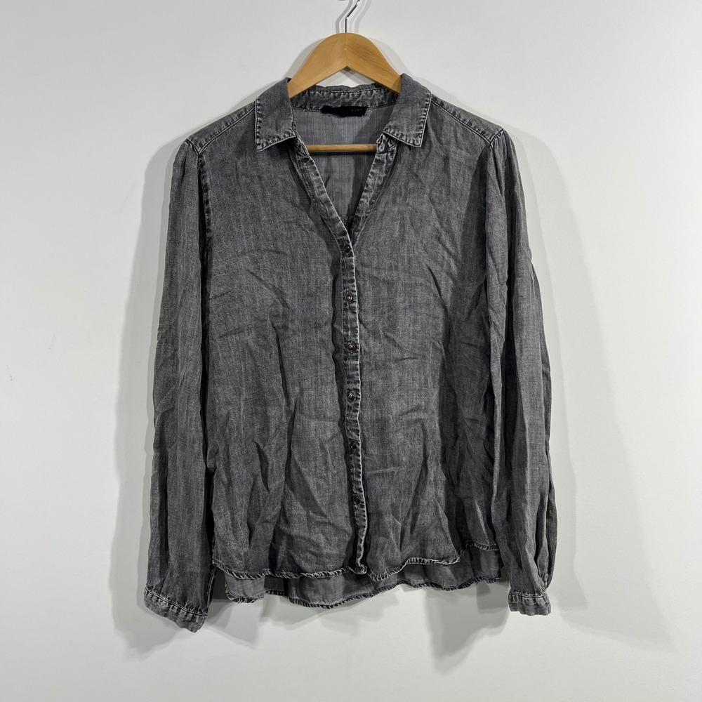 Jane + Delancey Western Festival Boho Button Down Long Sleeve Shirt Women XL 90s